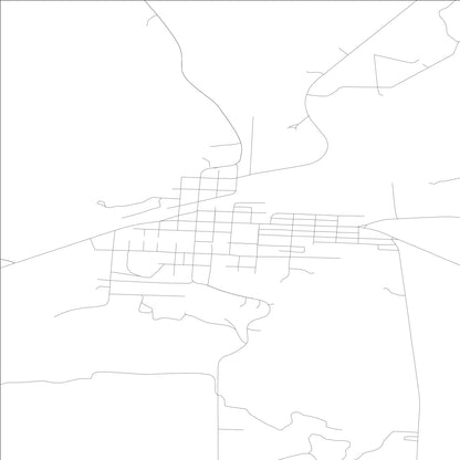 ROAD MAP OF ODESSA, WASHINGTON BY MAPBAKES