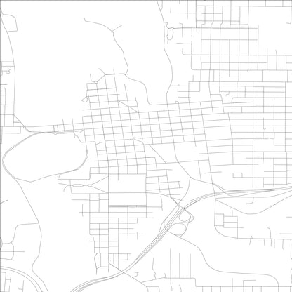 ROAD MAP OF OLYMPIA, WASHINGTON BY MAPBAKES