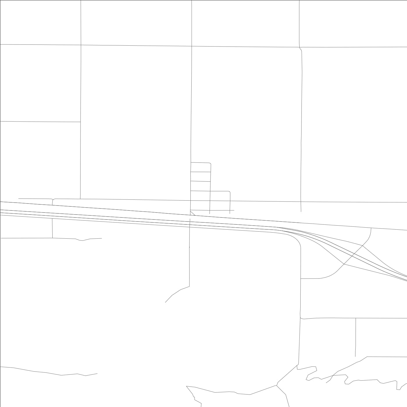 ROAD MAP OF OUTLOOK, WASHINGTON BY MAPBAKES