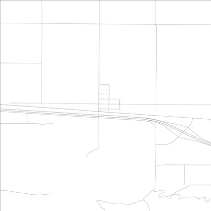 ROAD MAP OF OUTLOOK, WASHINGTON BY MAPBAKES