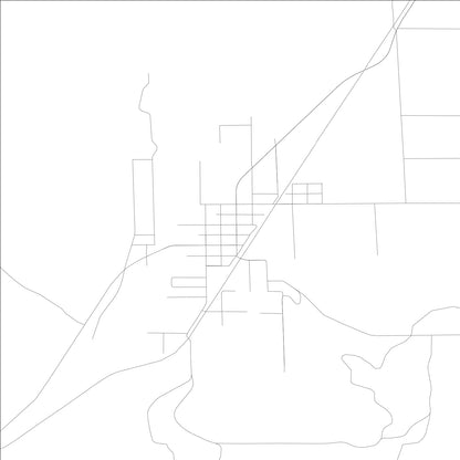 ROAD MAP OF PE ELL, WASHINGTON BY MAPBAKES