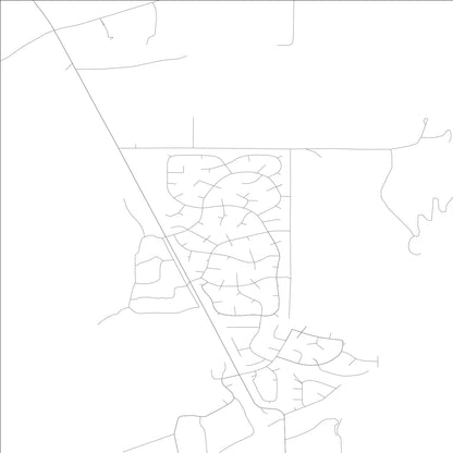 ROAD MAP OF PEACEFUL VALLEY, WASHINGTON BY MAPBAKES