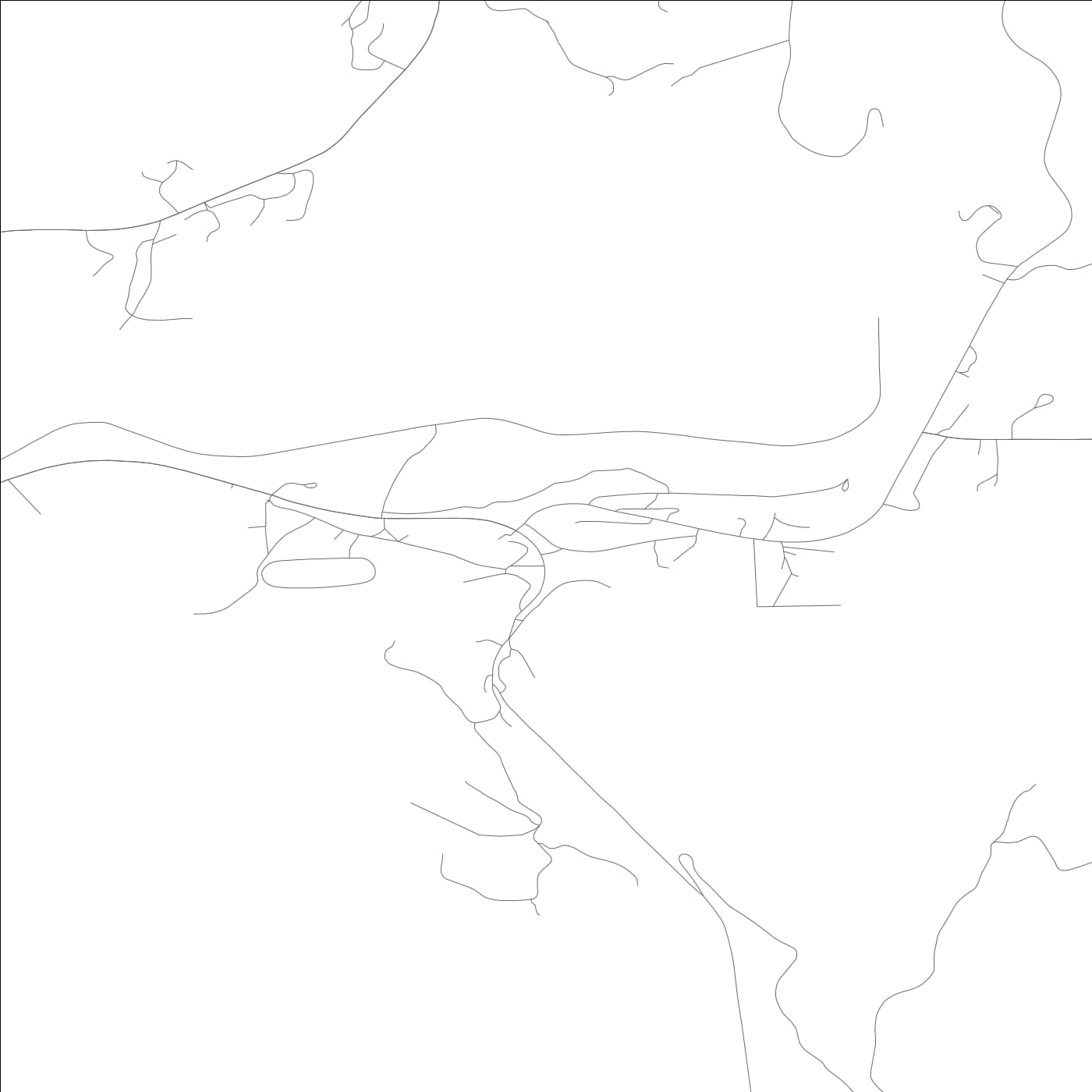 ROAD MAP OF PINE GROVE, WASHINGTON BY MAPBAKES