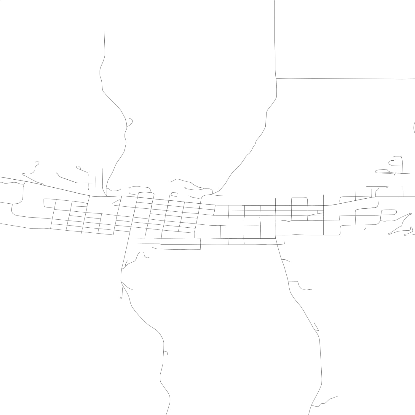 ROAD MAP OF POMEROY, WASHINGTON BY MAPBAKES