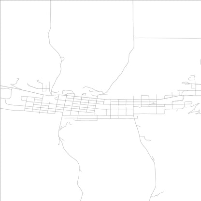 ROAD MAP OF POMEROY, WASHINGTON BY MAPBAKES