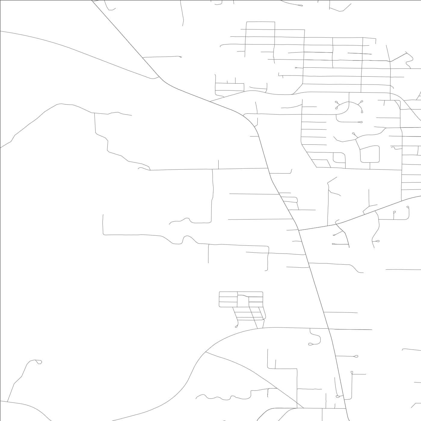 ROAD MAP OF PORT HADLOCK-IRONDALE, WASHINGTON BY MAPBAKES