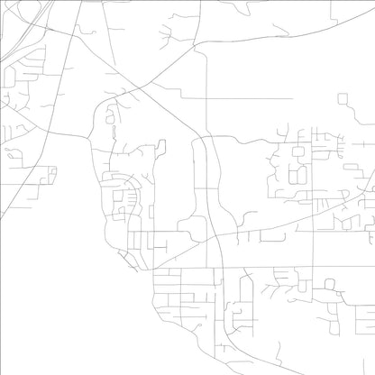 ROAD MAP OF POULSBO, WASHINGTON BY MAPBAKES