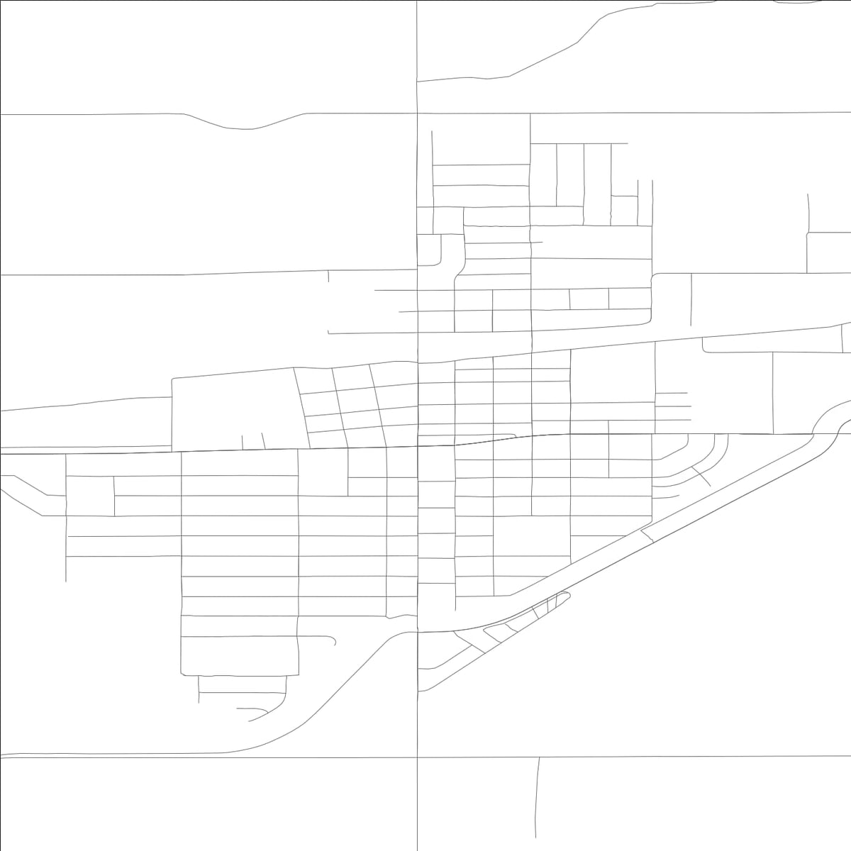 ROAD MAP OF QUINCY, WASHINGTON BY MAPBAKES