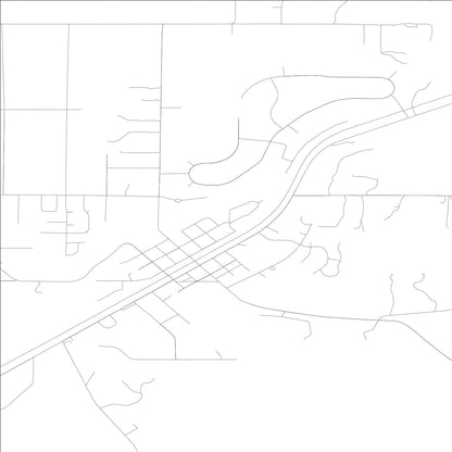 ROAD MAP OF RAINIER, WASHINGTON BY MAPBAKES