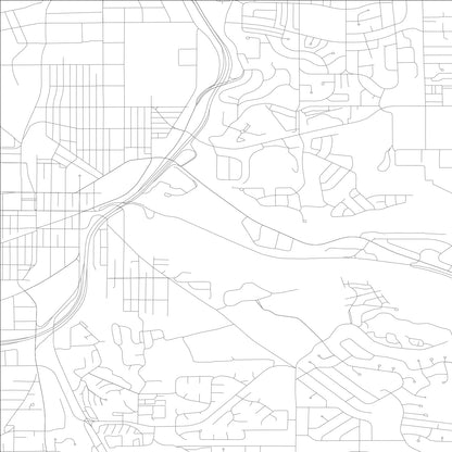 ROAD MAP OF RENTON, WASHINGTON BY MAPBAKES