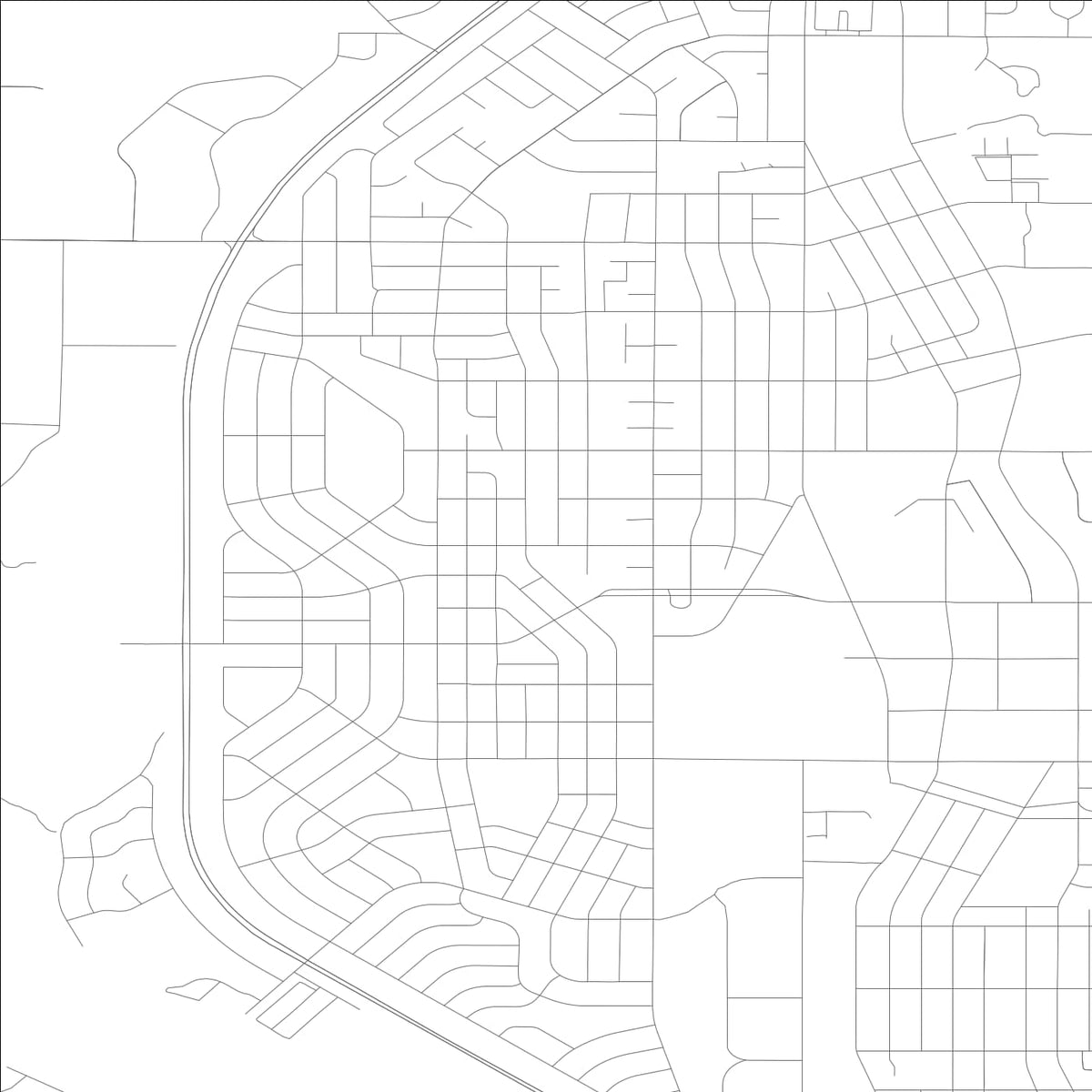 ROAD MAP OF RICHLAND, WASHINGTON BY MAPBAKES