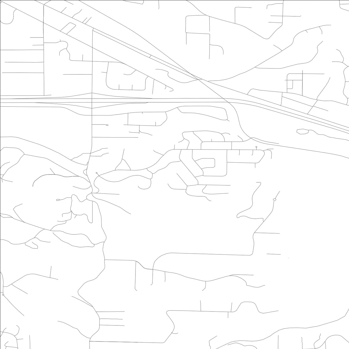 ROAD MAP OF RIVERBEND, WASHINGTON BY MAPBAKES