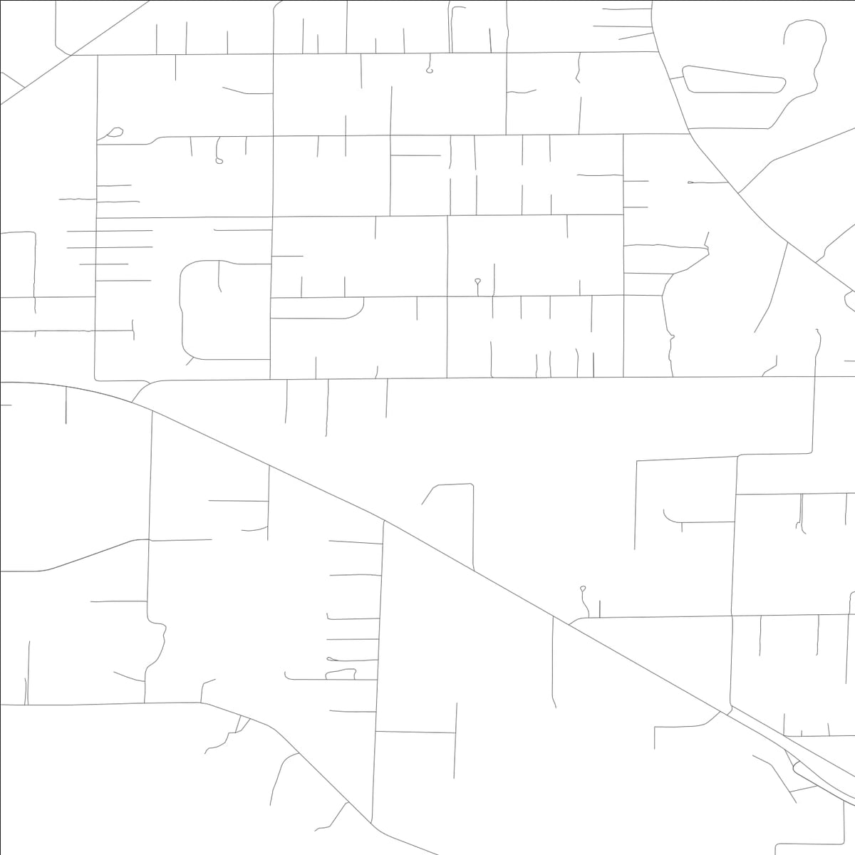 ROAD MAP OF ROCHESTER, WASHINGTON BY MAPBAKES
