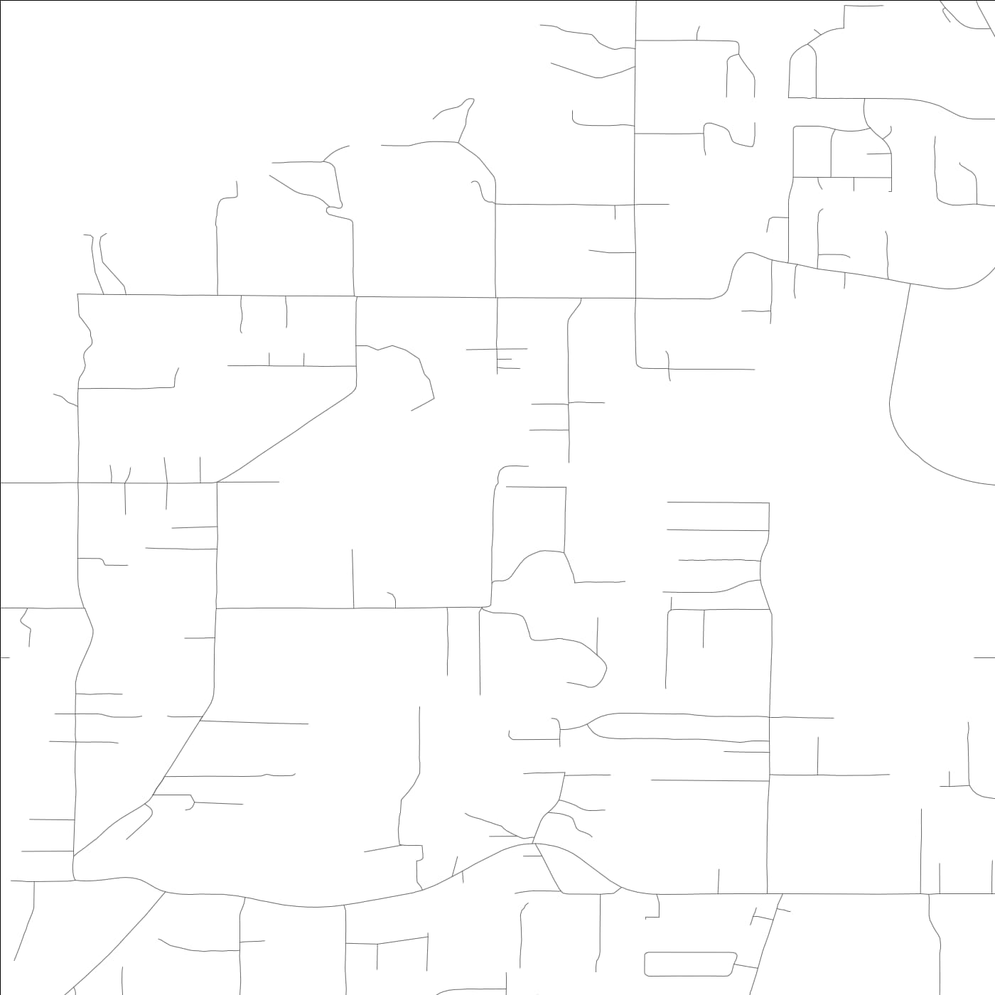 ROAD MAP OF ROSEDALE, WASHINGTON BY MAPBAKES