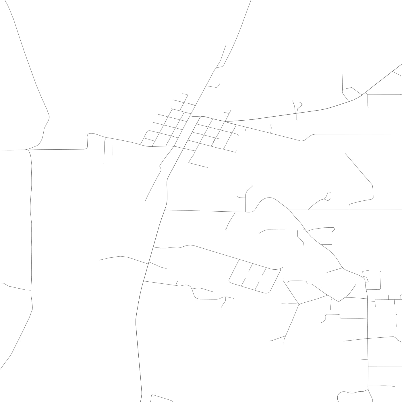 ROAD MAP OF ROY, WASHINGTON BY MAPBAKES