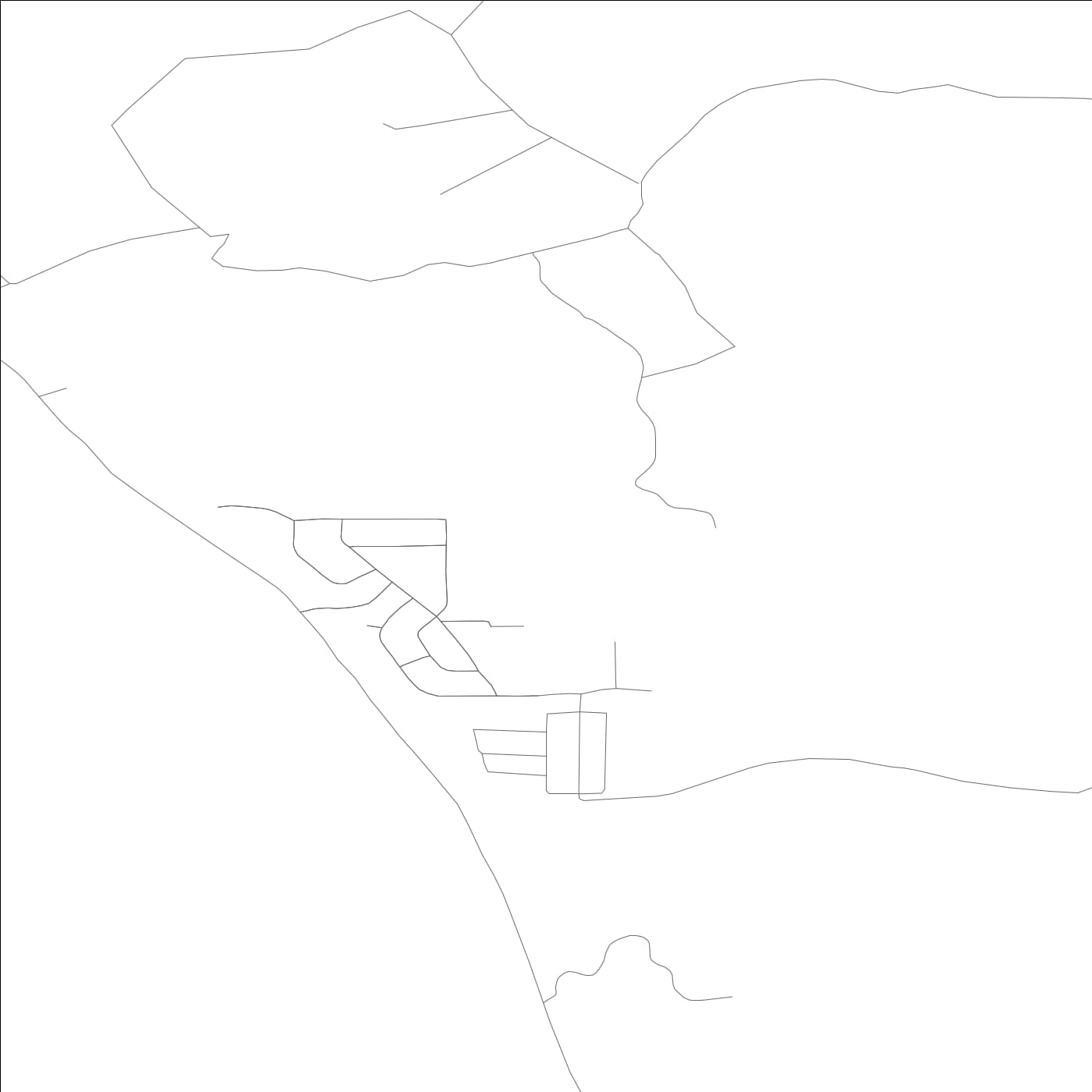 ROAD MAP OF SANTIAGO, WASHINGTON BY MAPBAKES