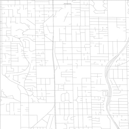 ROAD MAP OF SHORELINE, WASHINGTON BY MAPBAKES