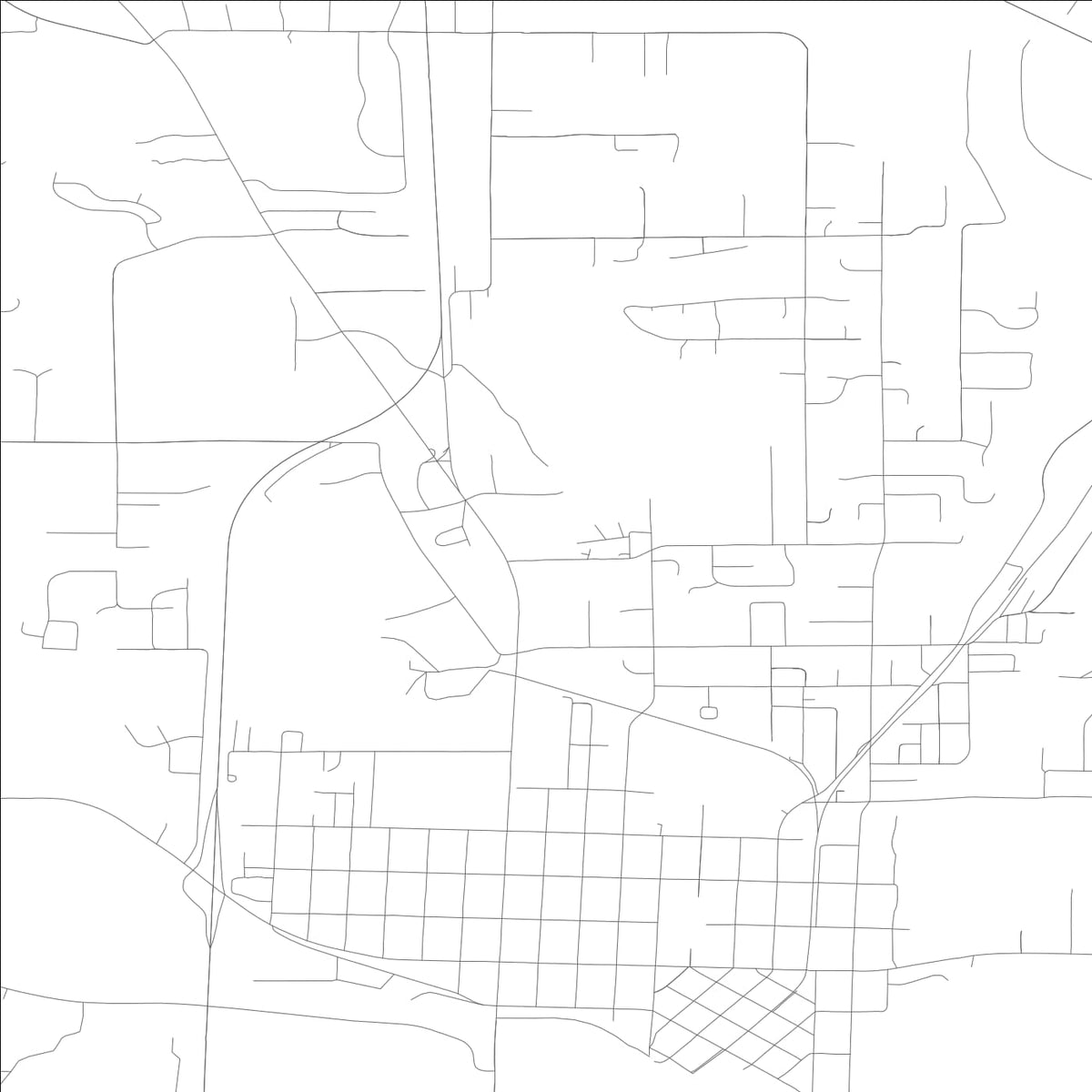 ROAD MAP OF SNOHOMISH, WASHINGTON BY MAPBAKES