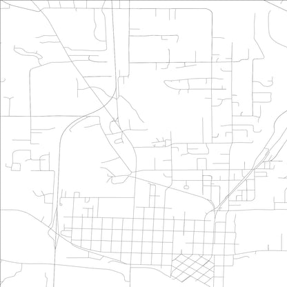 ROAD MAP OF SNOHOMISH, WASHINGTON BY MAPBAKES