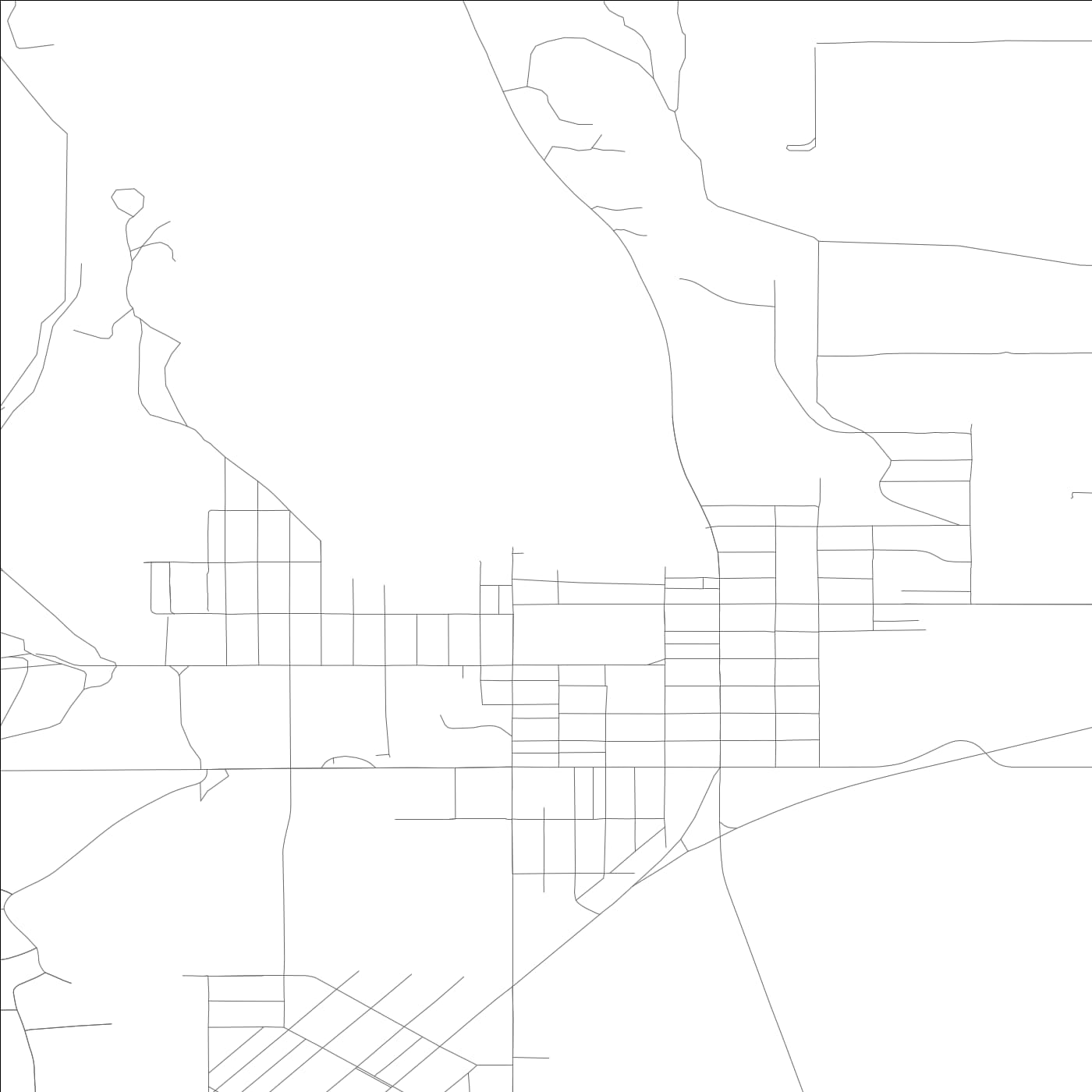 ROAD MAP OF SOAP LAKE, WASHINGTON BY MAPBAKES