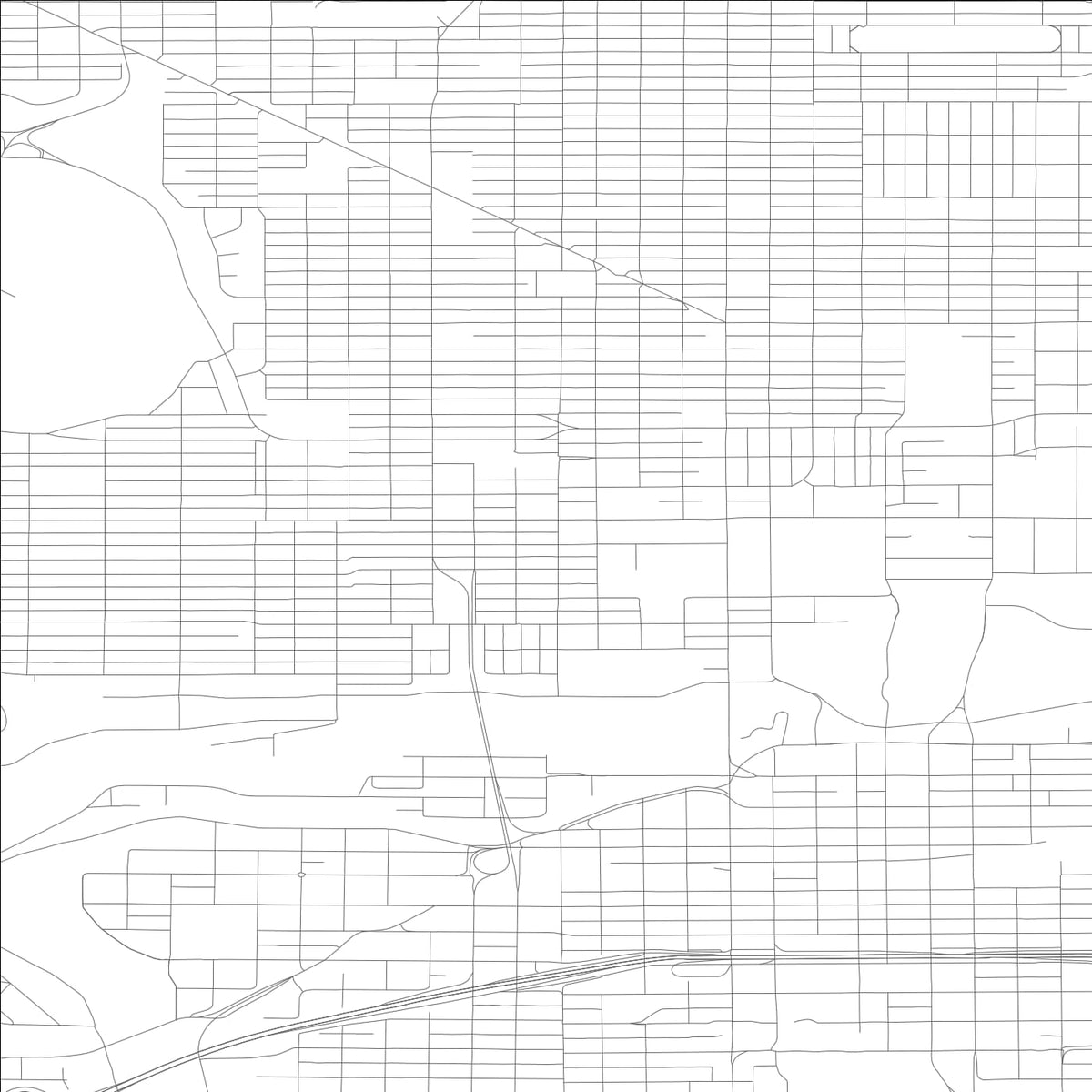 ROAD MAP OF SPOKANE, WASHINGTON BY MAPBAKES