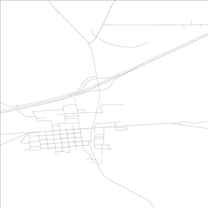 ROAD MAP OF SPRAGUE, WASHINGTON BY MAPBAKES
