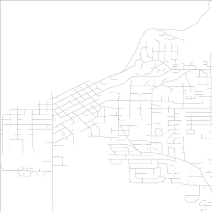 ROAD MAP OF STEILACOOM, WASHINGTON BY MAPBAKES