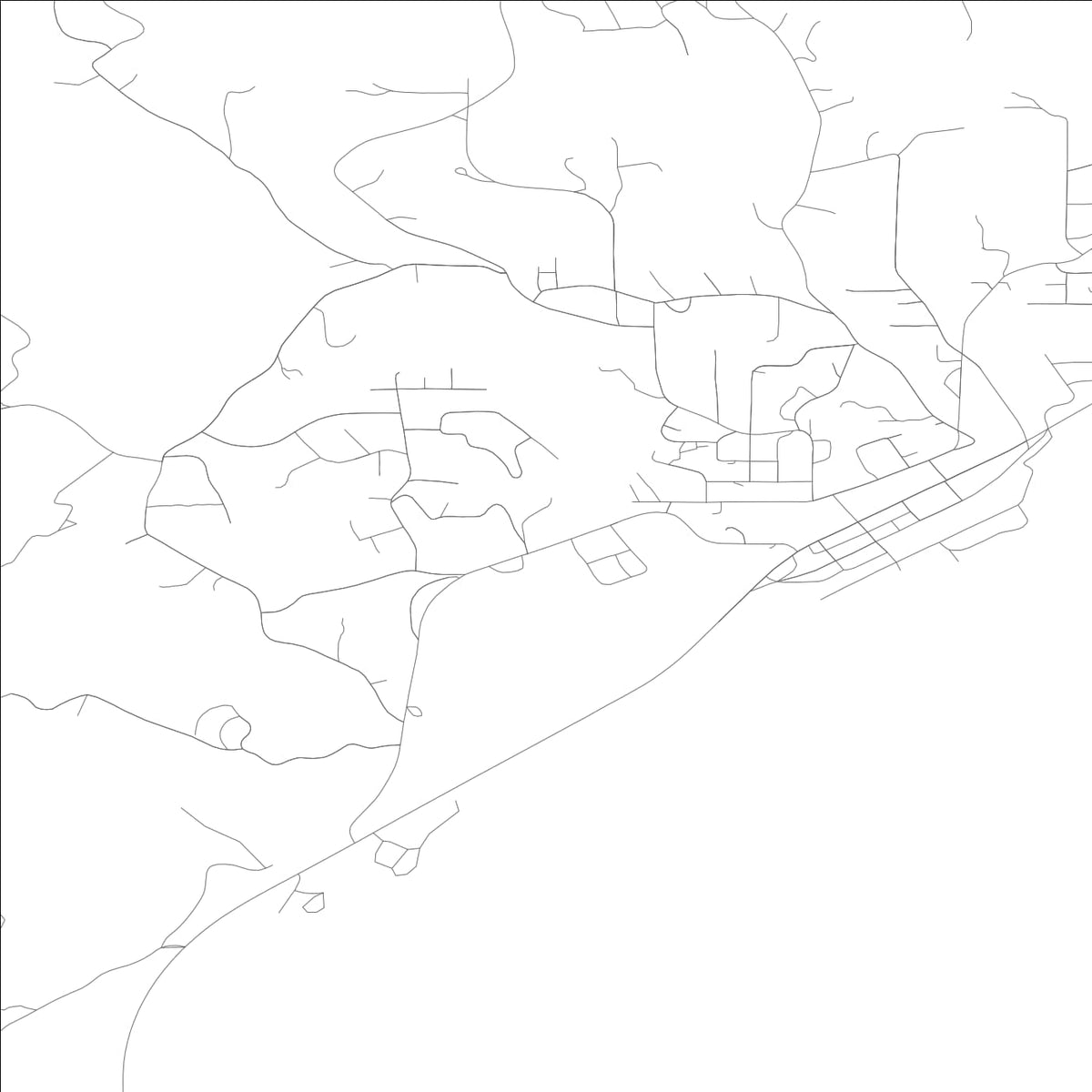 ROAD MAP OF STEVENSON, WASHINGTON BY MAPBAKES