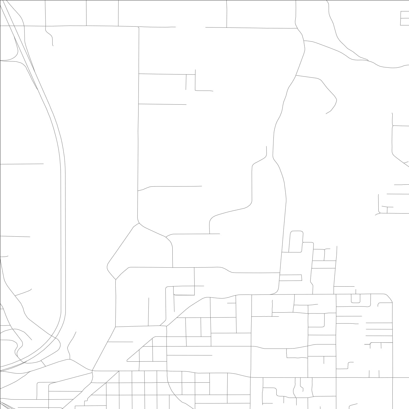 ROAD MAP OF SUMNER, WASHINGTON BY MAPBAKES