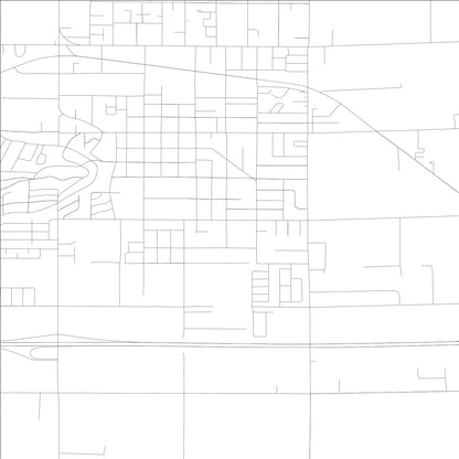 ROAD MAP OF SUNNYSIDE, WASHINGTON BY MAPBAKES