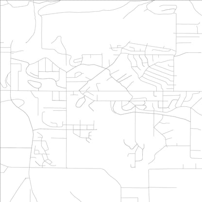 ROAD MAP OF TERRACE HEIGHTS, WASHINGTON BY MAPBAKES