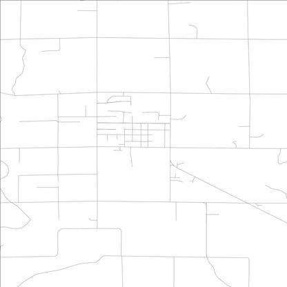 ROAD MAP OF TIETON, WASHINGTON BY MAPBAKES