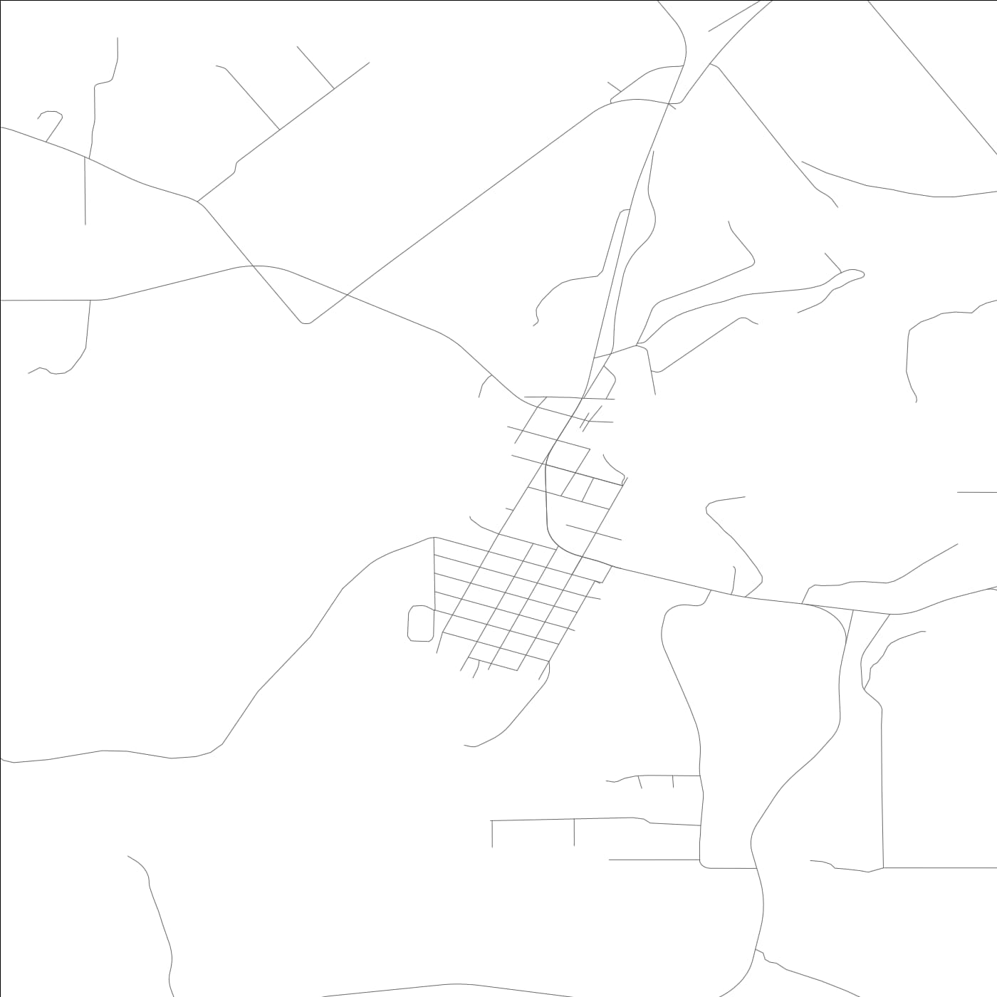 ROAD MAP OF TOLEDO, WASHINGTON BY MAPBAKES