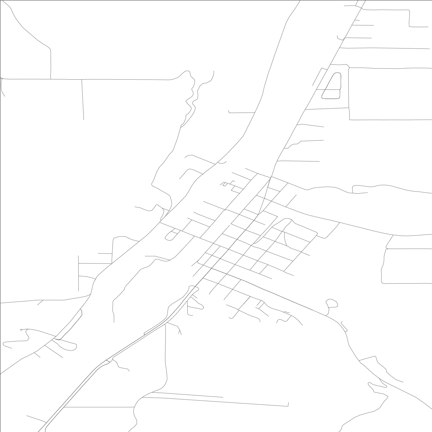 ROAD MAP OF TONASKET, WASHINGTON BY MAPBAKES