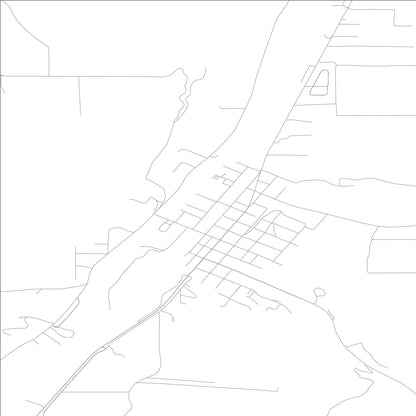 ROAD MAP OF TONASKET, WASHINGTON BY MAPBAKES