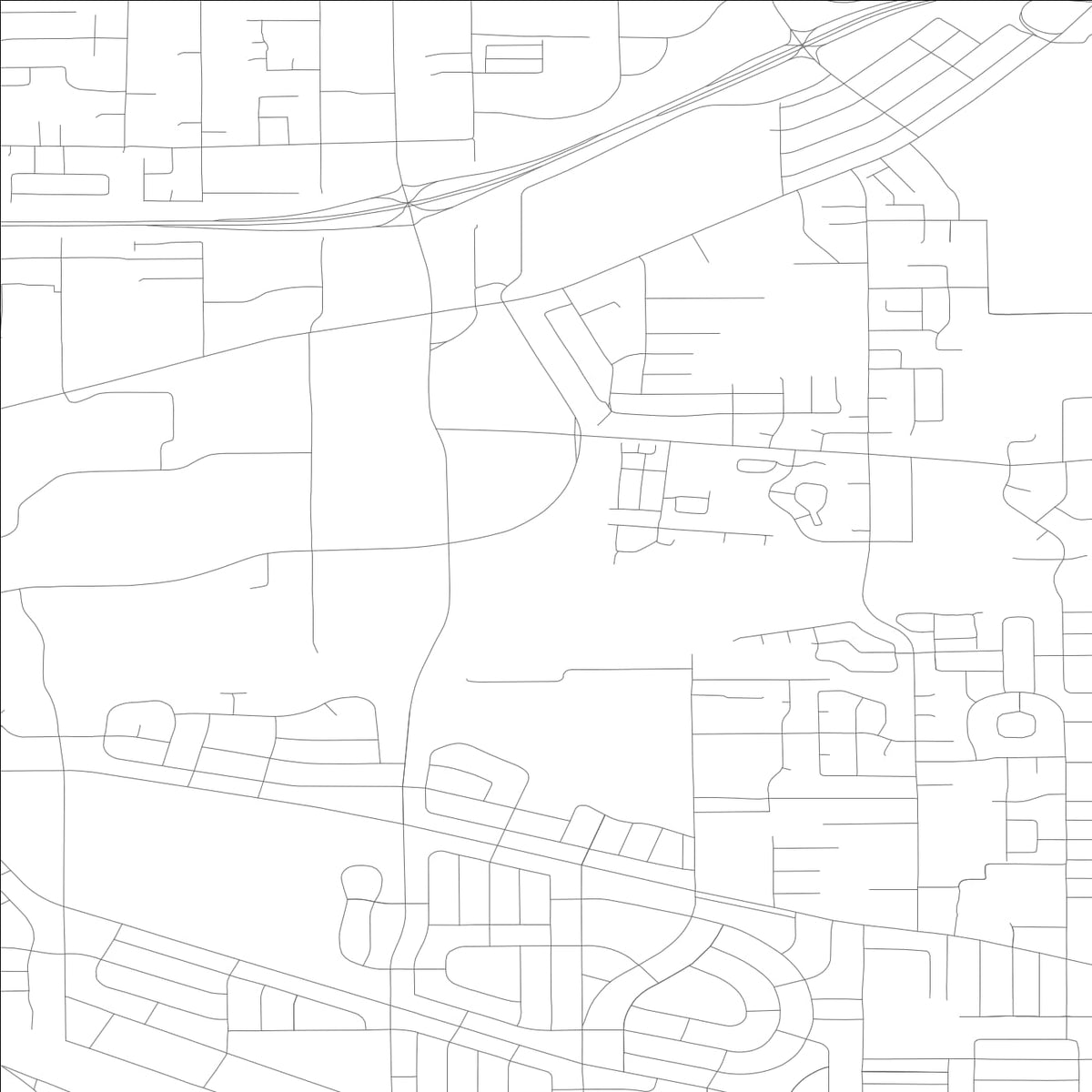 ROAD MAP OF VANCOUVER, WASHINGTON BY MAPBAKES