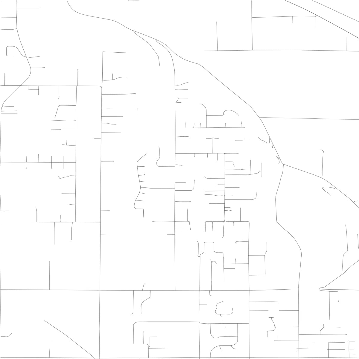 ROAD MAP OF WALLER, WASHINGTON BY MAPBAKES