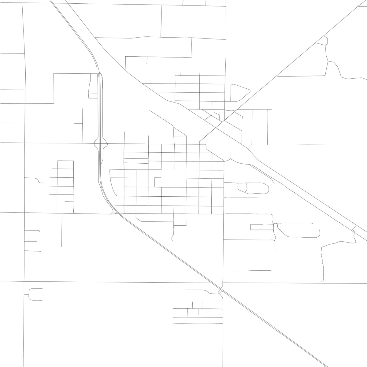 ROAD MAP OF WAPATO, WASHINGTON BY MAPBAKES