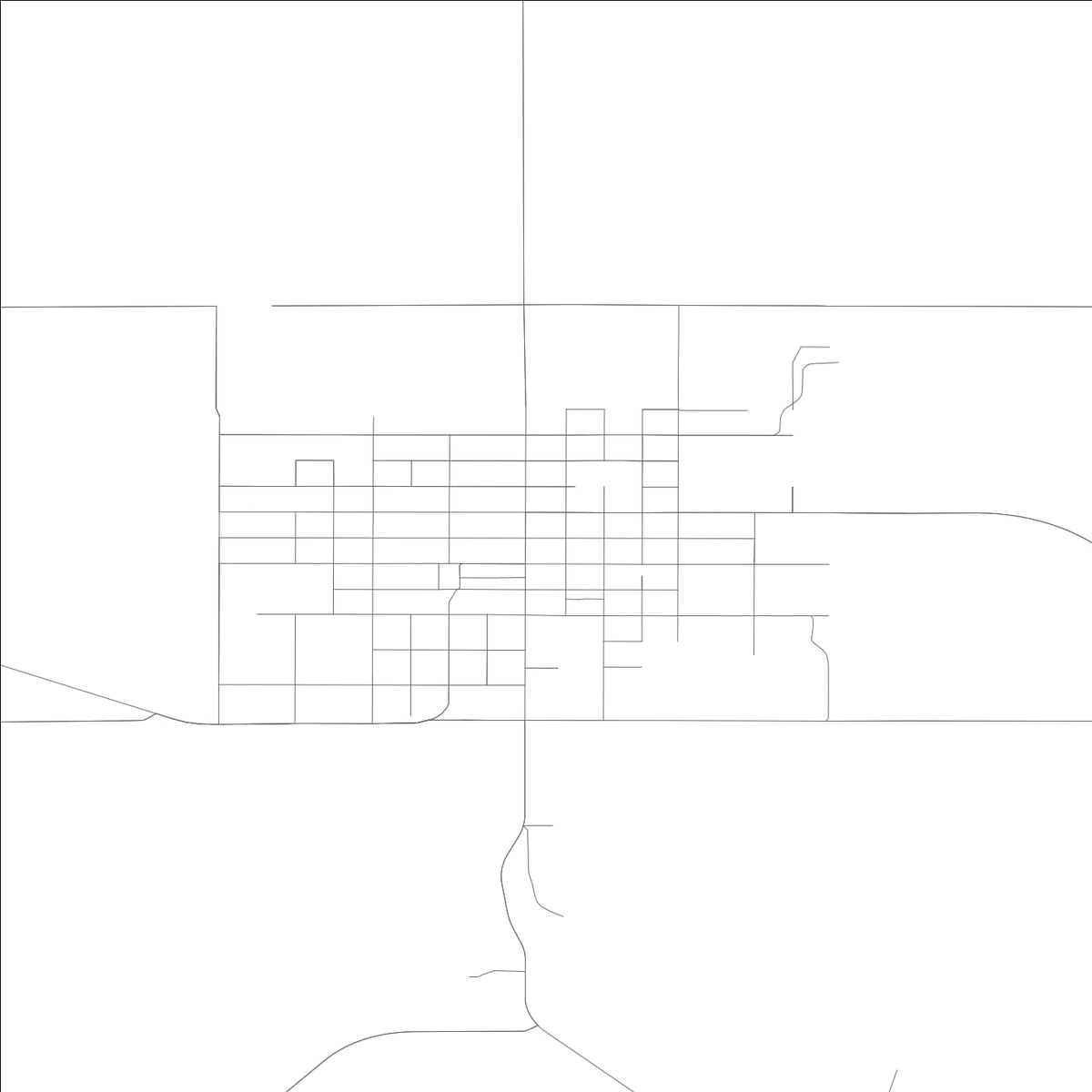 ROAD MAP OF WATERVILLE, WASHINGTON BY MAPBAKES