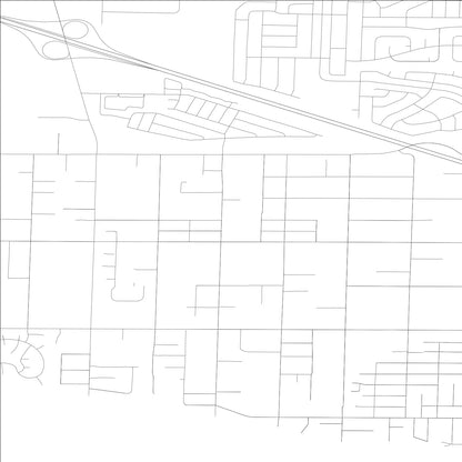 ROAD MAP OF WEST PASCO, WASHINGTON BY MAPBAKES
