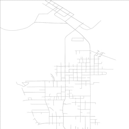 ROAD MAP OF WESTPORT, WASHINGTON BY MAPBAKES