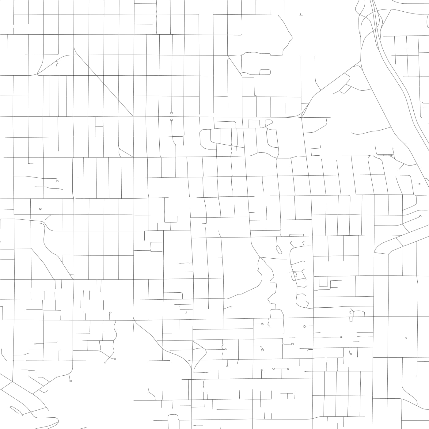 ROAD MAP OF WHITE CENTER, WASHINGTON BY MAPBAKES