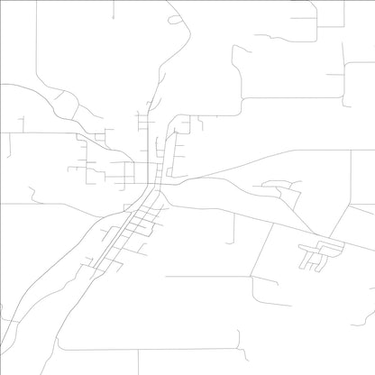 ROAD MAP OF WINLOCK, WASHINGTON BY MAPBAKES