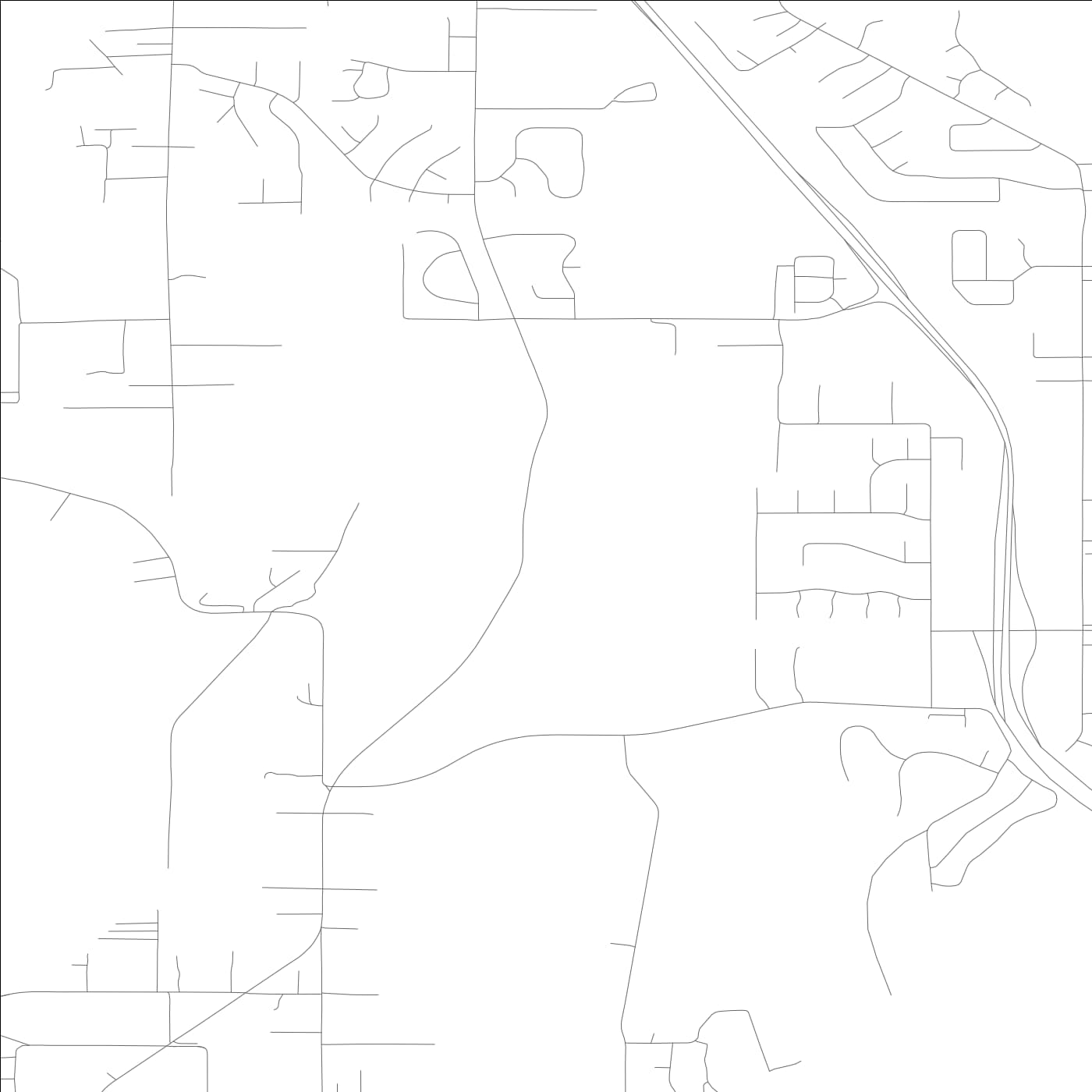 ROAD MAP OF WOLLOCHET, WASHINGTON BY MAPBAKES