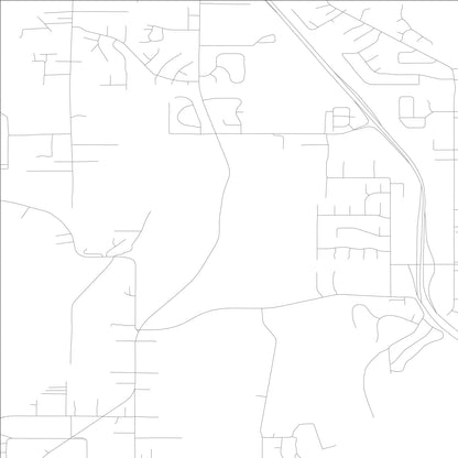 ROAD MAP OF WOLLOCHET, WASHINGTON BY MAPBAKES