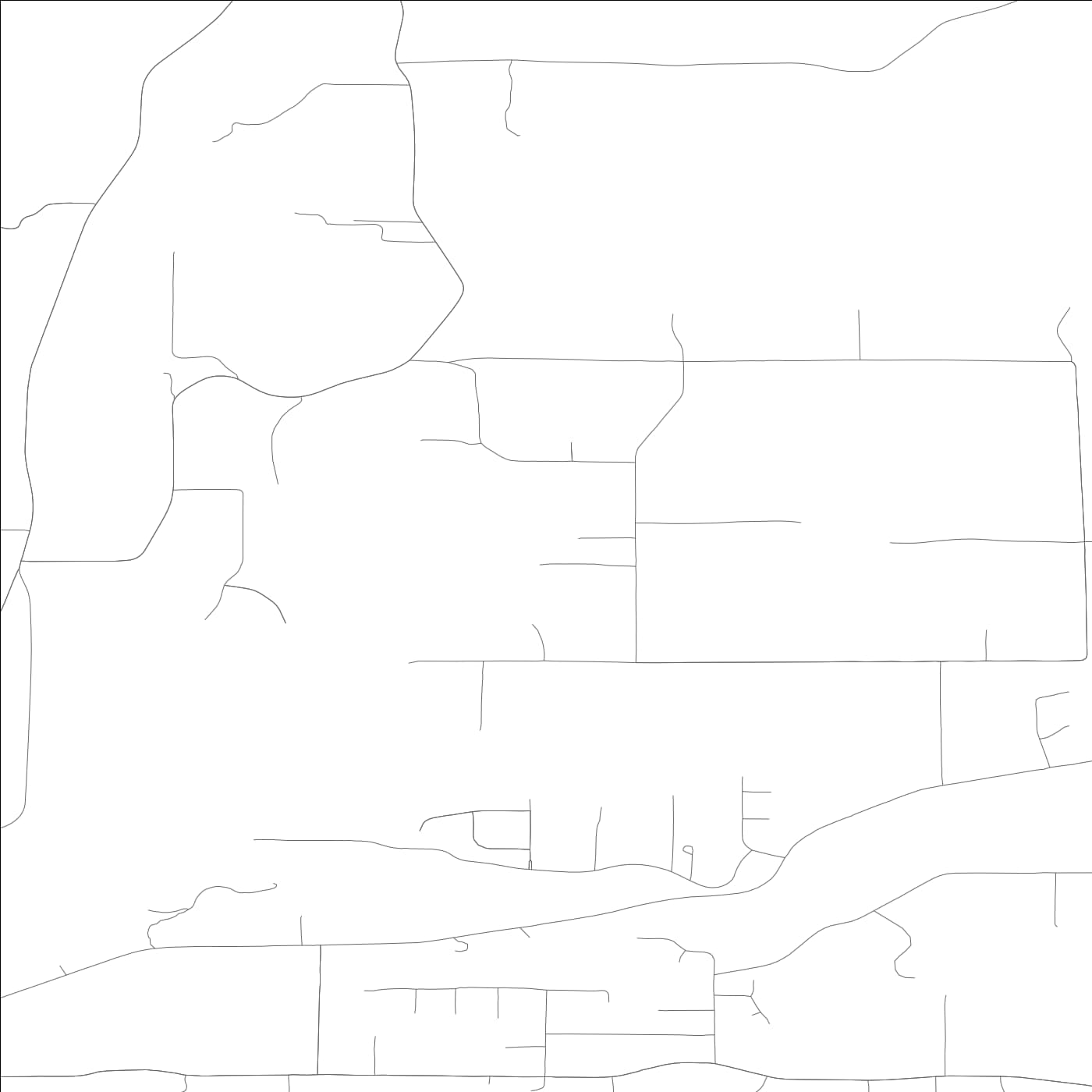 ROAD MAP OF WOODS CREEK, WASHINGTON BY MAPBAKES