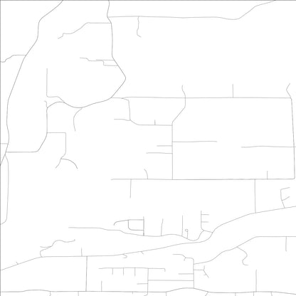 ROAD MAP OF WOODS CREEK, WASHINGTON BY MAPBAKES