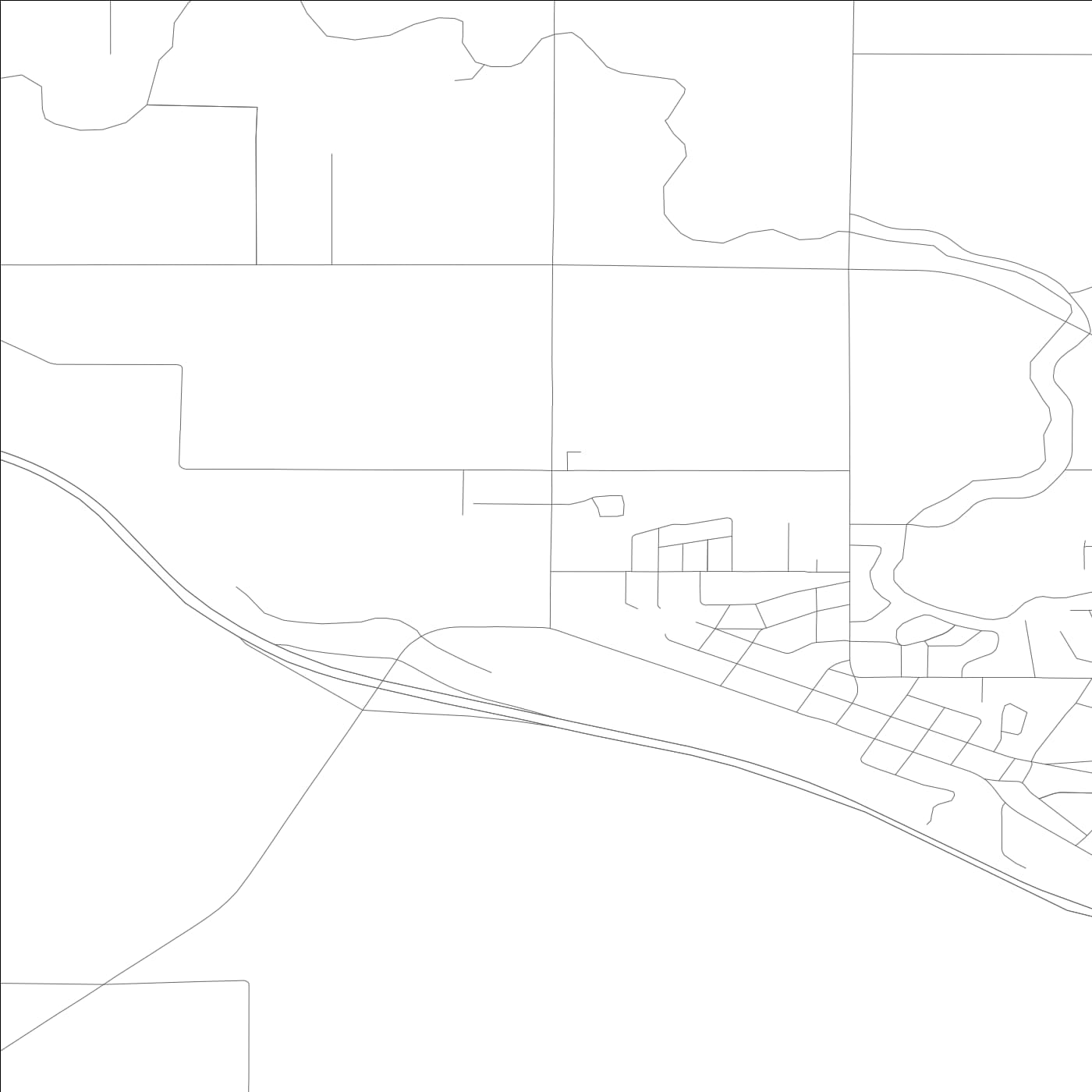 ROAD MAP OF ZILLAH, WASHINGTON BY MAPBAKES