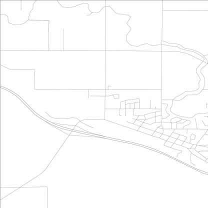 ROAD MAP OF ZILLAH, WASHINGTON BY MAPBAKES