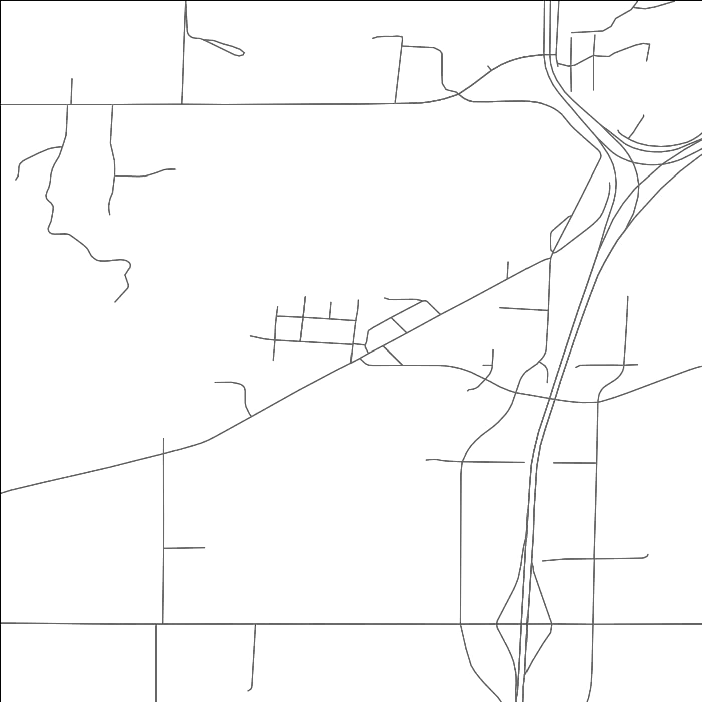 ROAD MAP OF ABRAMS, WISCONSIN BY MAPBAKES